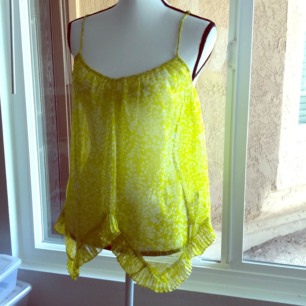 Billabong sheer flowing tank M yellow